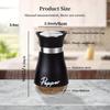 Refillable Salt and Pepper Shakers Set Stainless Steel 2 Pcs Spice Bottles Container for Home Restaurant Picnic Kitchen Accessories