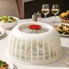 Plastic Vegetable Food Cover Heat Resistant Anti Fly Mosquito Draining Basket Breathable Fruit Basket Cover Food Protection