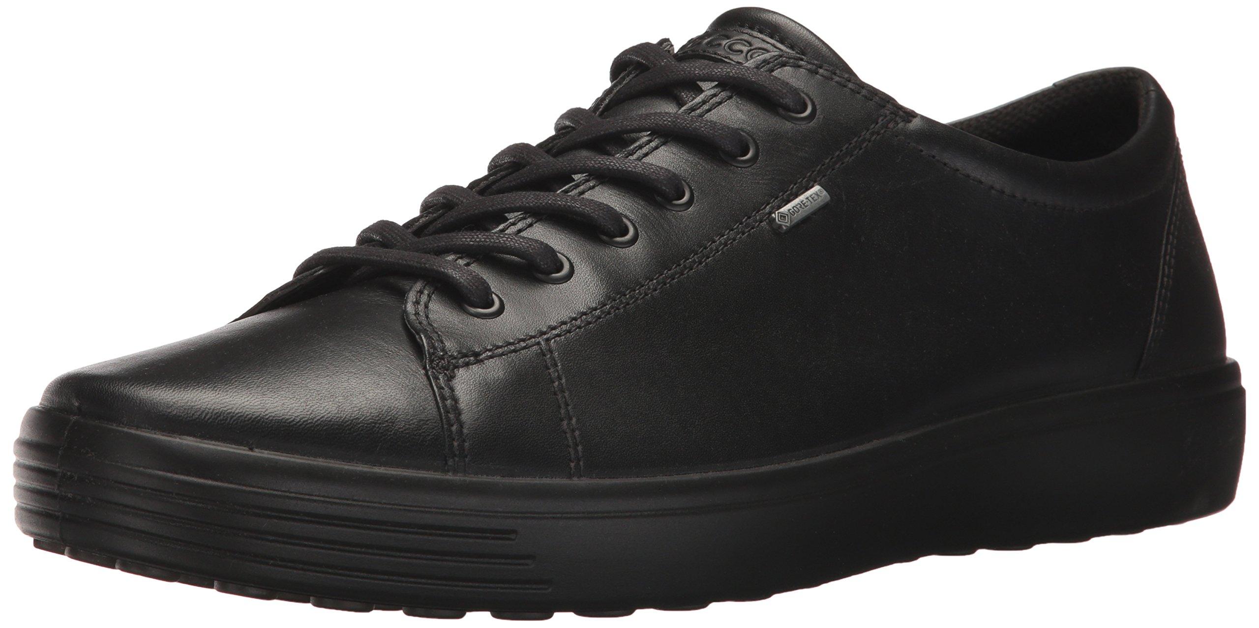 

ECCO Men s Soft 7 Low Gore-TEX Fashion Sneaker, Black, 10-10.5