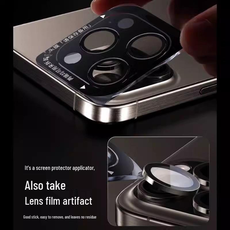 Apple 17 Lens Film: 16 Pro Max Camera Protection with iPhone 17 PM Positioning & Tempered 16 PM Cover