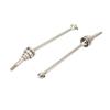 2Pcs RC Drive Shaft 8mm Dia Ball RC Front CVD Drive Shaft for TRAXXAS SLASH 1/10 RC Car Silver