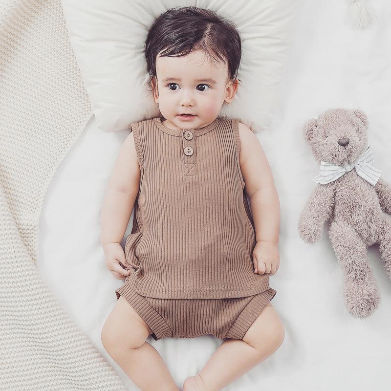 Ins Style Baby Clothes: Summer Short-Sleeved Baby Shorts Set