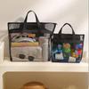 Solid Color Swimming Storage Pouch Transparent Travel Wash Bag Simple Beach Handbag  Travel