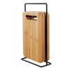 Cutting Board Stand Set Bamboo Cutting Board Holder