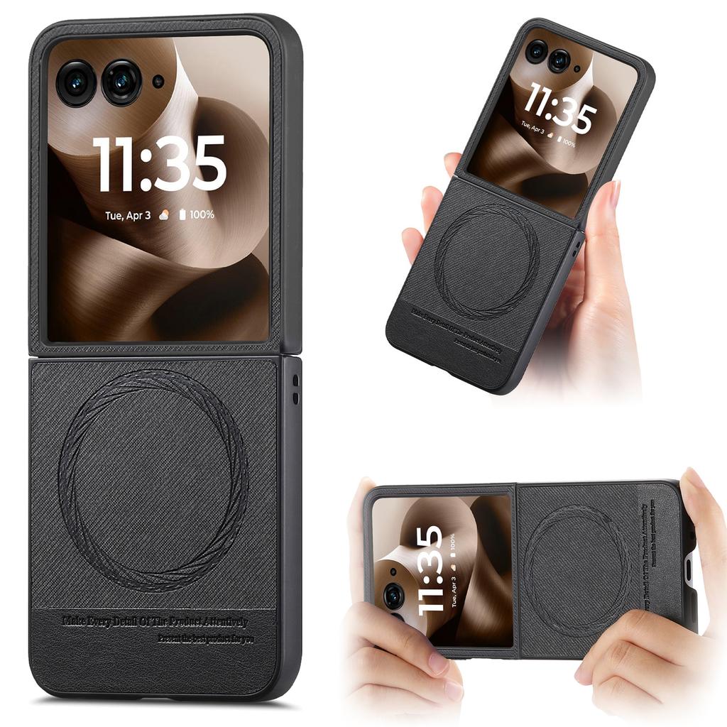 For Magsafe Leather Shockproof Magnetic Cover For Motorola Razr Ultra 2025 Razr + 2024 Razr 60 50 Ultra Wireless Charging Matte Cover
