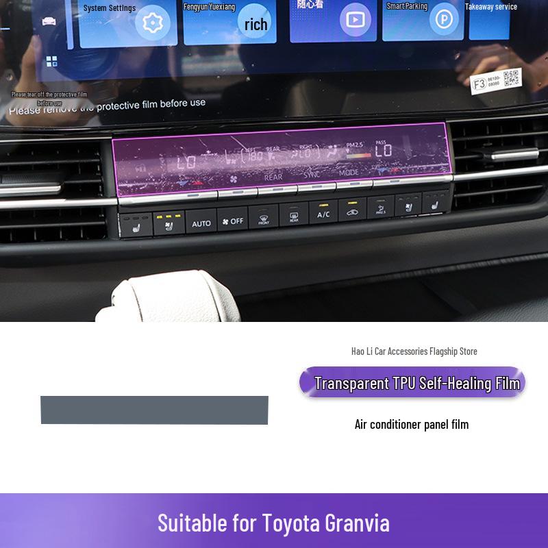 Toyota Granvia Schalthebel-Konsolen TPU-Schutzfolie