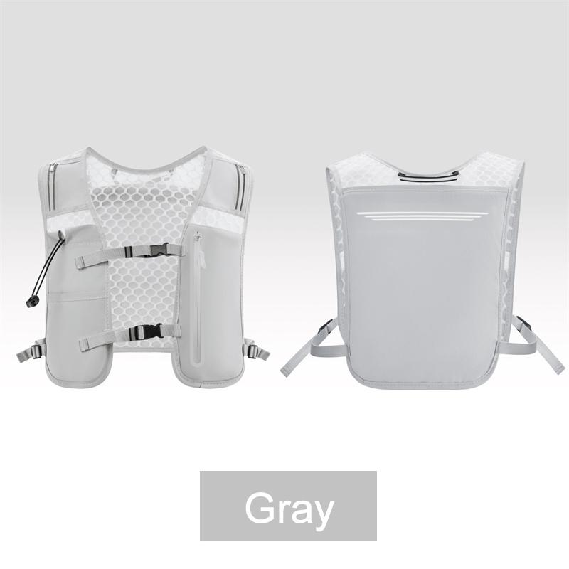 Running Vest Water Vest 4L Lightweight Adjustable Chest Straps Reflective Water Bladder Bag For Men Outdoor Activities Cycling