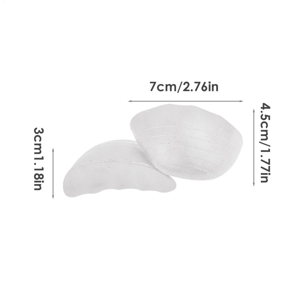 2pcs High Heel Toe Plug Shoe Insert Big Shoes Toe Front Filler Cushion Pain Relief Protector Shoe Accessories Pointy/Round Head