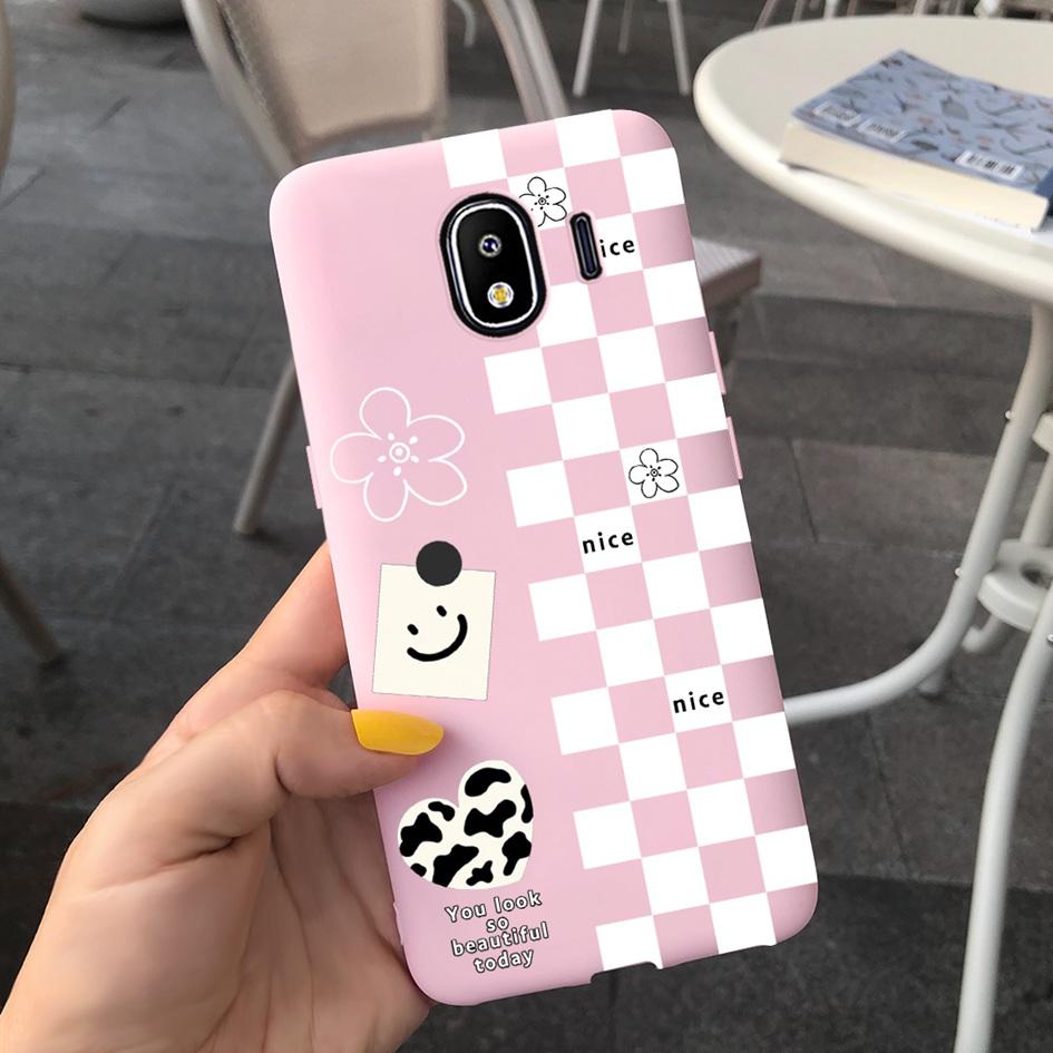 For Samsung Galaxy J4 J6 2018 EU Case SM-J400F J600F Lovely Cartoon Protective Skin Cover For Samsung J4 2018 J 4 J 6 Soft Coque