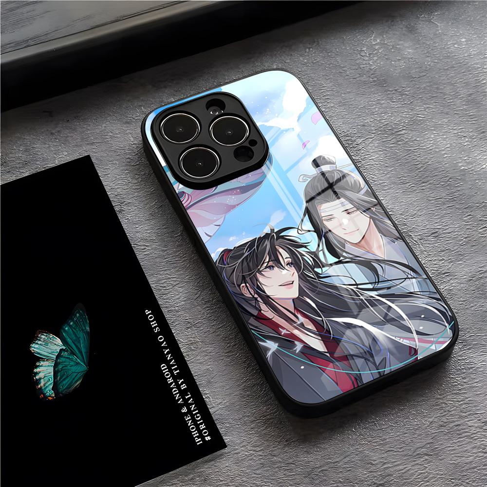 Mo Dao Zu Shi Phone Case For IPhone 17 Pro Max 15 Pro 16 14 Plus 12 13 Mini 11 Pro Shockproof Glass Cover