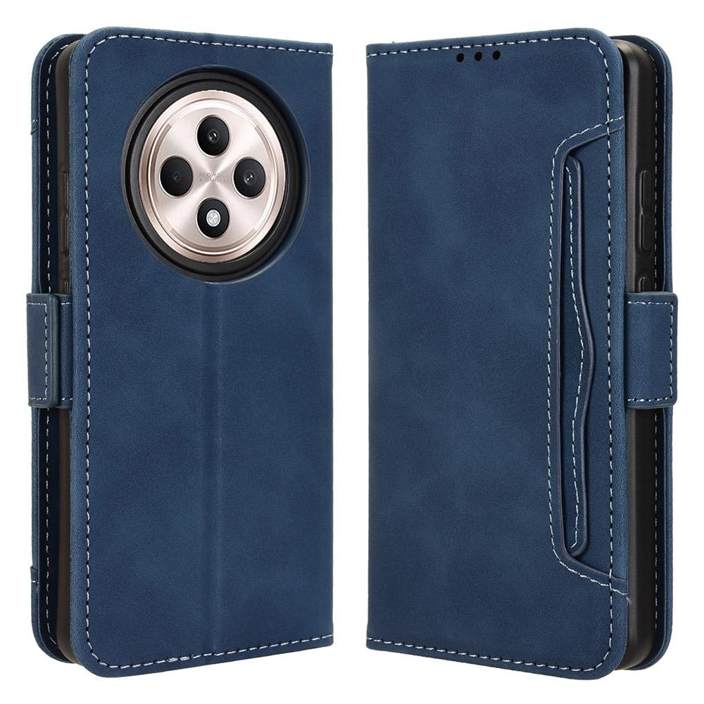 Für Oppo Reno12 F 5G/Oppo F27 5G Hülle Mehrere Kartenfächer Leder Ständer Handyhülle
