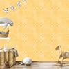 Cream and Gold Stars Wallpaper for Living Room and Bedroom 50x1000