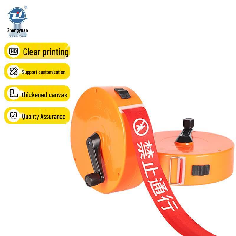 Thick Canvas Safety Warning Tape 30m