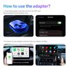 2025 New Mini 2 in1Carplay Android Auto Wired To Wireless Portable Car Navigation USB Interface Fast Transmission Speed Stable