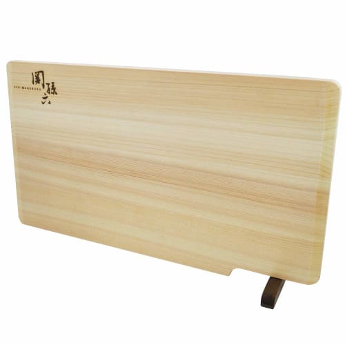 Tabla de cortar KAI Seki Magoroku Hinoki con soporte 360 x 200 Hecho en Japón AP5225