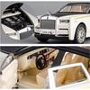 Model auta Rolls-Royce Phantom v měřítku 1/32, stahovací autíčko ze zinkové slitiny se zvukem a světlem pro děti, chlapec, dívka dárek