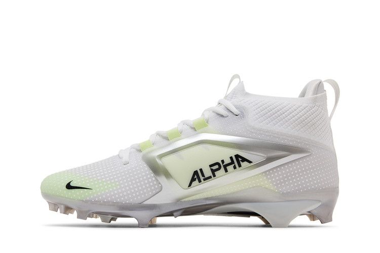 Scarpe da Ginnastica da Uomo Nike Alpha Menace 4 Elite Bianco Polvere di Fotone Nero Bianco/Argento Metallico/Polvere di Fotone/Nero