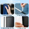 2PCS Monitor Memo Board, Acrylic Sticky Note for Computer Screens,Transparent Side-Mount Memo Panel for Computer Screens, Space-Saving Office