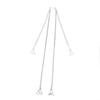 Fashion Metal Bras Straps Aniti-slip Rhinestone Underwear Strap Pearl Adjustable Women Lingerie Accessories