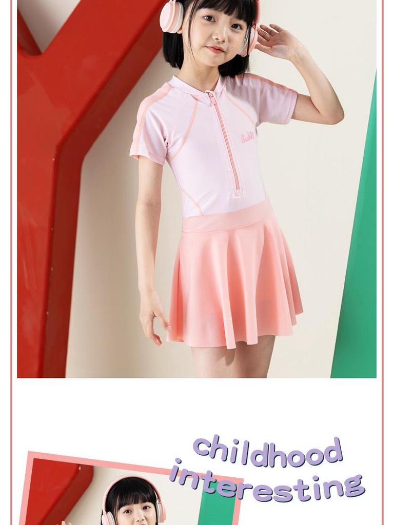 Girls' Professional Swimsuit for Training - 2024 New Autumn/Winter Collection