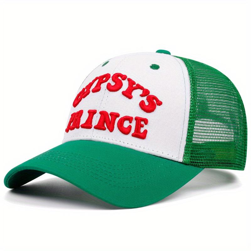 

1pc Summer New Lettered Embroidered Baseball Cap Four Seasons Universal Visor for Men and Women зелений