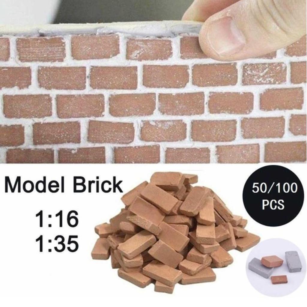 Toy Sand Table Simulation Brick Scenery Diorama Kids Building Miniature