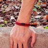 Simple Style Men Bracelet Rope Unfading Male Stainless Steel Braclet Attract Magnetic Braslet Bohemia Fabric Brazalete Pulseria