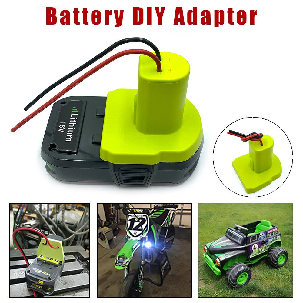 Battery Output Adapter Power Connector For Ryobi One+ 18V Lithium-ion Batteries