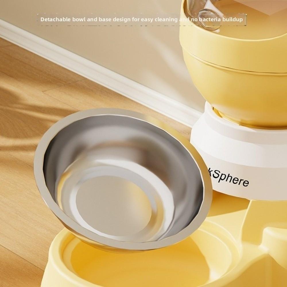 Visual Window Automatic Pet Feeder Large Capacity Pet Food Dispenser Cat Feeding Bowl Multi-Pet