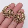 10pcs Vintage Water Droplets Charms For Earring Making DIY Earring Making Findings Accessories Earring Parts