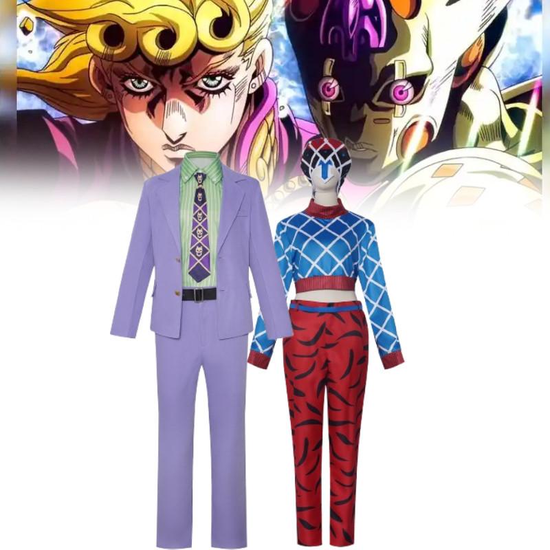 Jojos Bizarre Adventure Kira Yoshikage Guido Mista Cosplay Costume For Anime Role Play