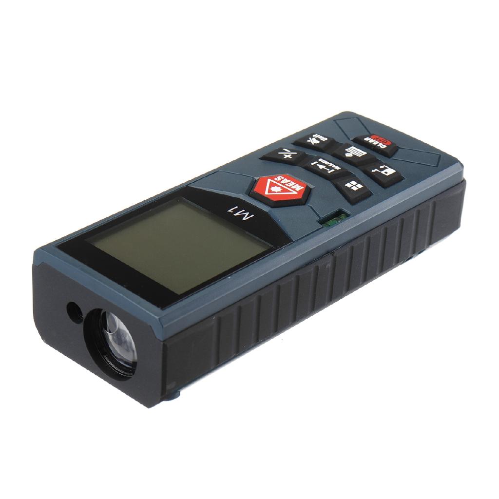 Digital Laser Distance Meter 40/60/80/100m Area Volume Pythagorean Measure Tool IP65 Protection Front and Rear Benchmark