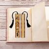 1/2/3Pcs Kitten Bookmark Kit Adorable Cat Design Reading Wooden Bookmarks with Tassels Funny Gift for Men Women