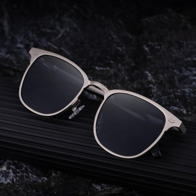 JYL TS Men's Steampunk Retro Cat-Eye - Spring-Temple Browline KSL-98295