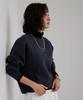 Yours BYXU0932 Size L Women's Sweat-Like Knit, Navy,