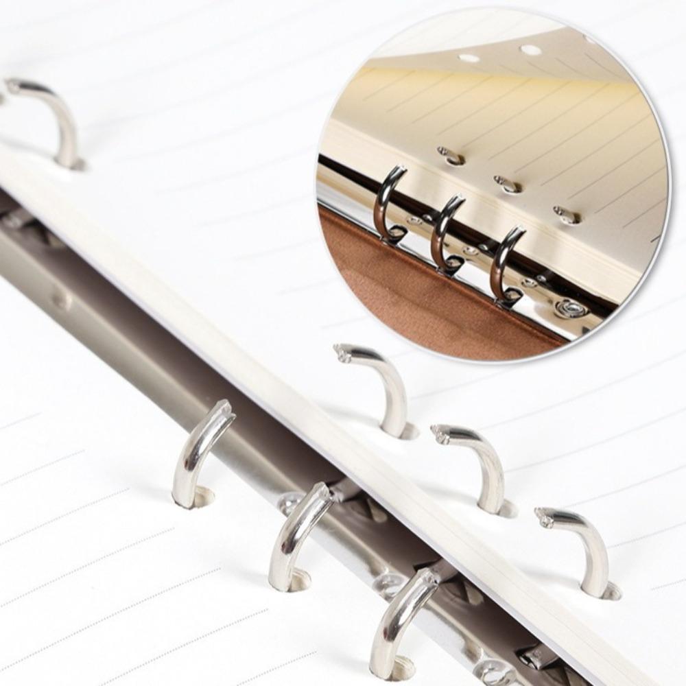A6 PU Leather Binder Notebook Refillable Meeting Minutes Notebook Loose Leaf Notebook  Work