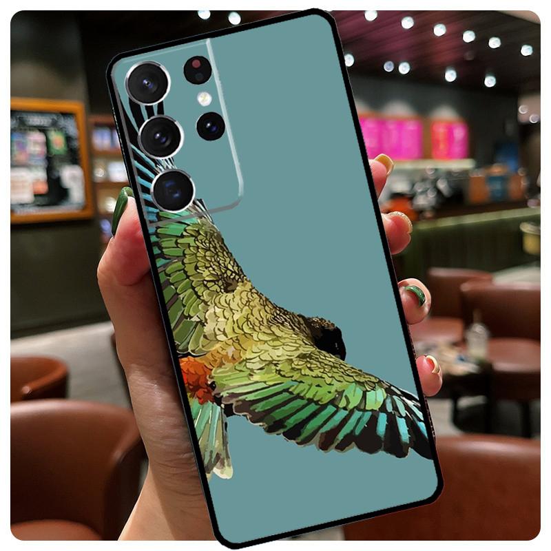 Animal Parrot Bird Phone Case For Samsung Galaxy S23 Ultra S21 S22 S24 S25 Ultra S9 S10 Plus S24 S25 FE Cover