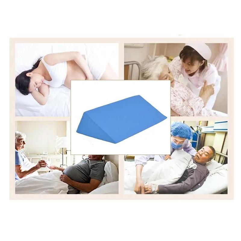 Triangle Position Roll Over Pad for Elderly Patients High Density Sponge Pad Rehabilitation Side Pad Triangle Pillow Supports