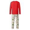 Print Cute Family Set Pajamas, Home Clothes, Family Set Long Sleeve Top Pants Set