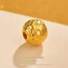 Gold-Plated Brass Dragon Scale Bead Pendant - Zodiac Dragon Year Armor Spacer Bead DIY Accessory