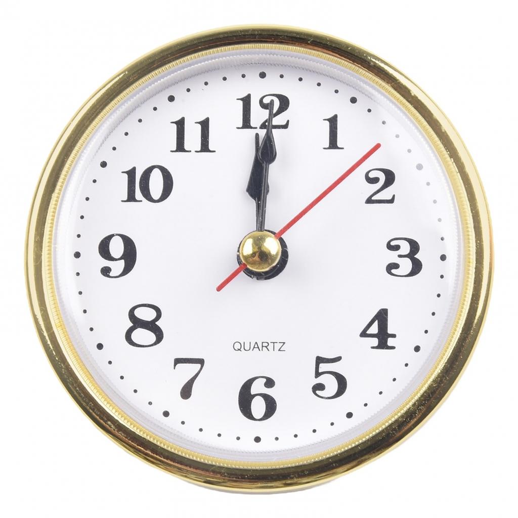 65MM Quartz Clock Inserts Gold Arabic Numbers Precise