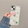 Small Fresh Ins Mobile Phone Case for IPhone17Promax Flowers for Apple 15 Bow 14 Cherry Love