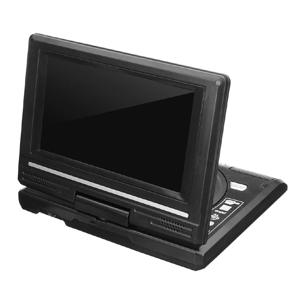 9.8 Inch Portable Mobile Video Player Multifunction Car DVD EVD VCD Player High Definition Broadcast Equipment