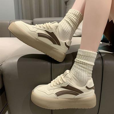 Color Matching Platform German Training Shoes Little White Shoes Women's 2025 Spring New Versatile Popular Casual Sports Board Shoes Ins Tide