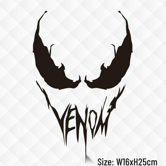 Reflektierender Iron Man Auto- & Motorrad-Windschutzscheibenaufkleber