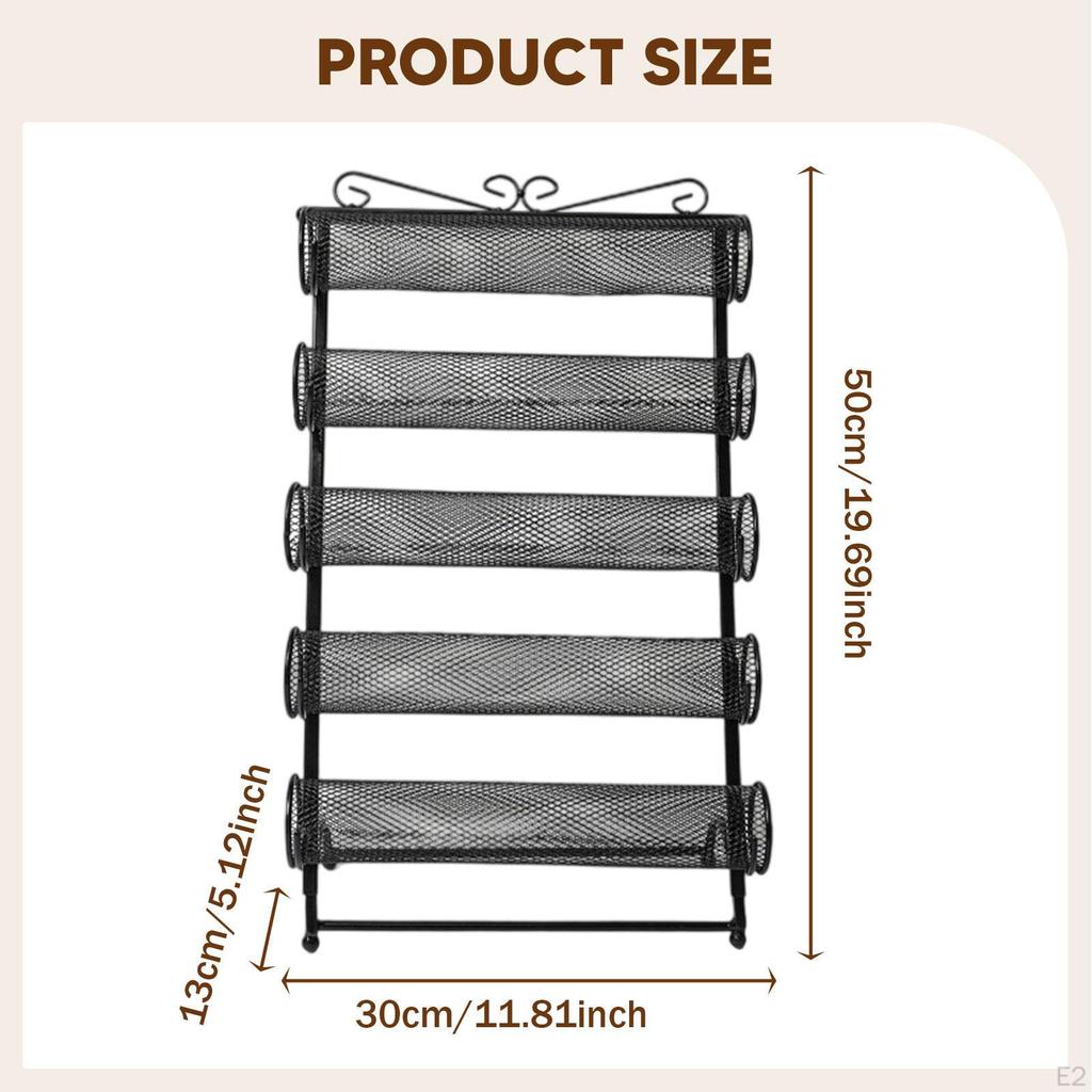 Bracelet Display Stand Bangle Holder 5 Tiers Multipurpose Watch Showcase Rack for Bedroom