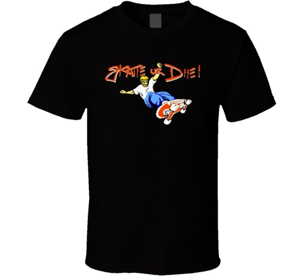 Skate Or Die NES Retro Video Game T Shirt Unisex T-Shirt XXXXL