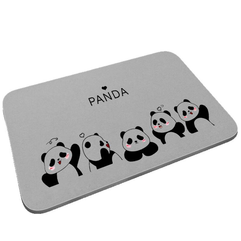 Non-slip Cute Bear Absorbent Bathroom Toilet Mat