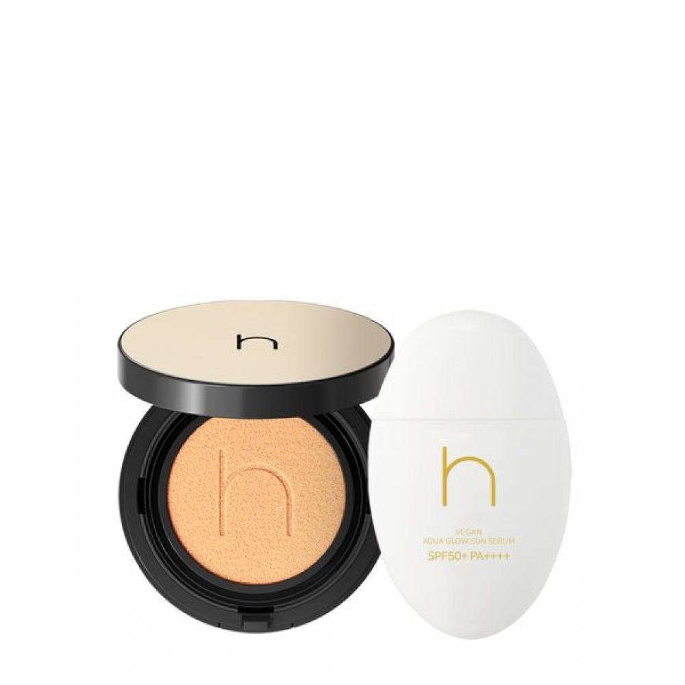 

Mael Glow Zero Fit Cushion + Glow Sun Serum No.1 Pure+ Sun Serum