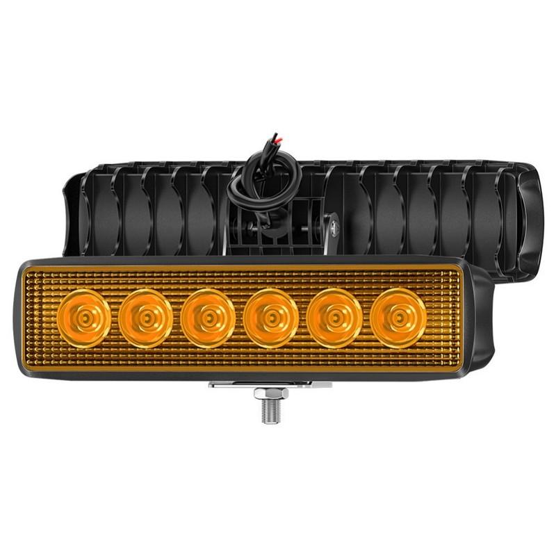 All Weather Motorcycle Lamp Motorcycle Headlight 12V Fog Light 6 Inch LED Light Bar 3030 LED Chips IP65 Waterproof